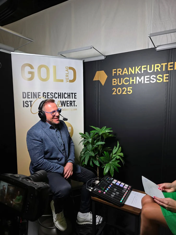 Heiko Weber im Interview auf der Frankfurter Buchmesse